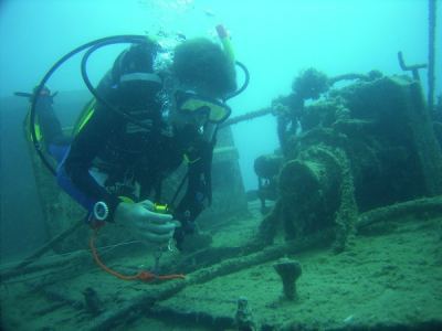 alex am vorderdeck der "excalibur"