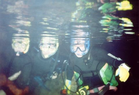 thomas, markus und stefan in einer tropfsteinhhle